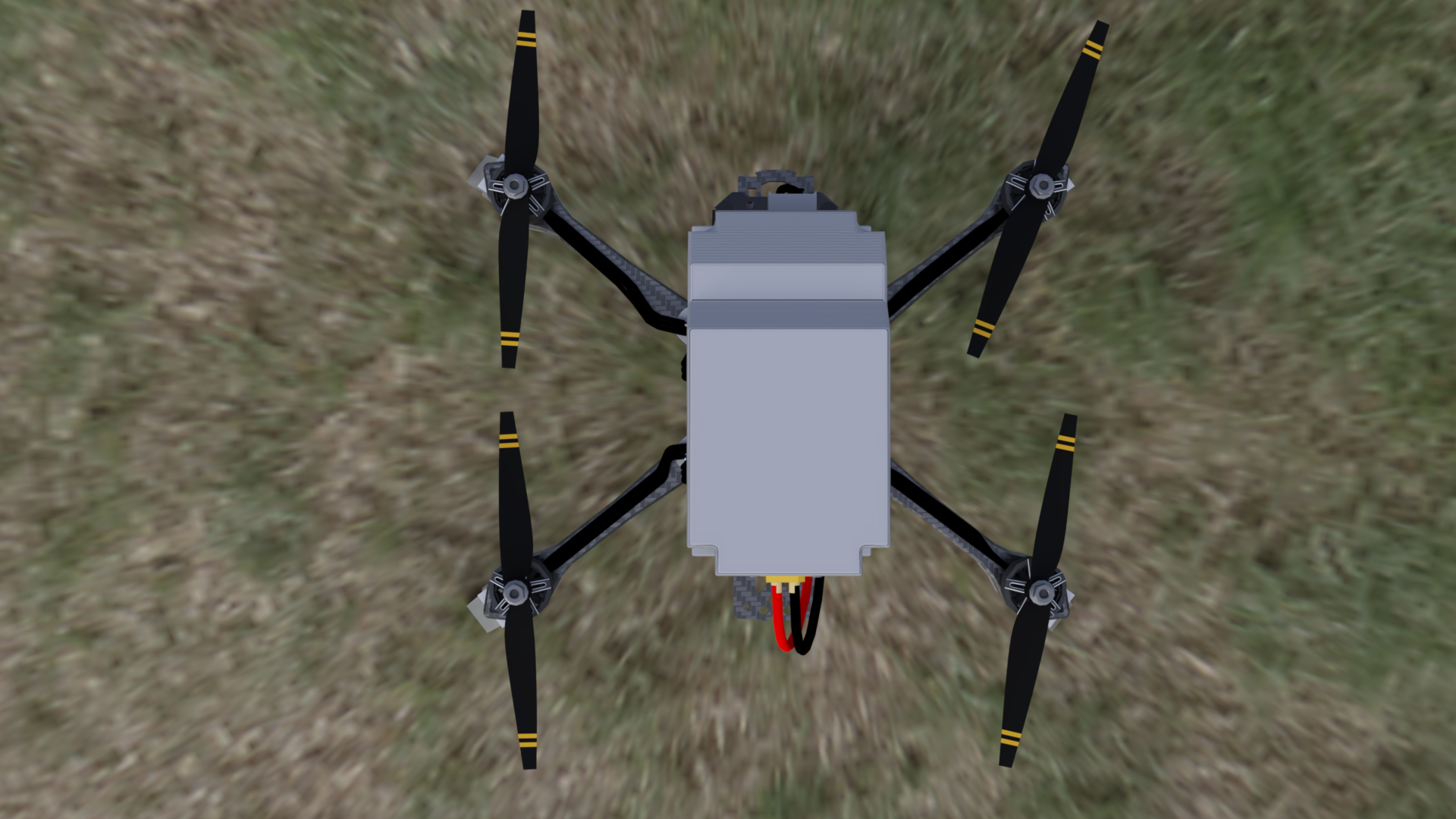 Drone overhead view — event overwatch configuration