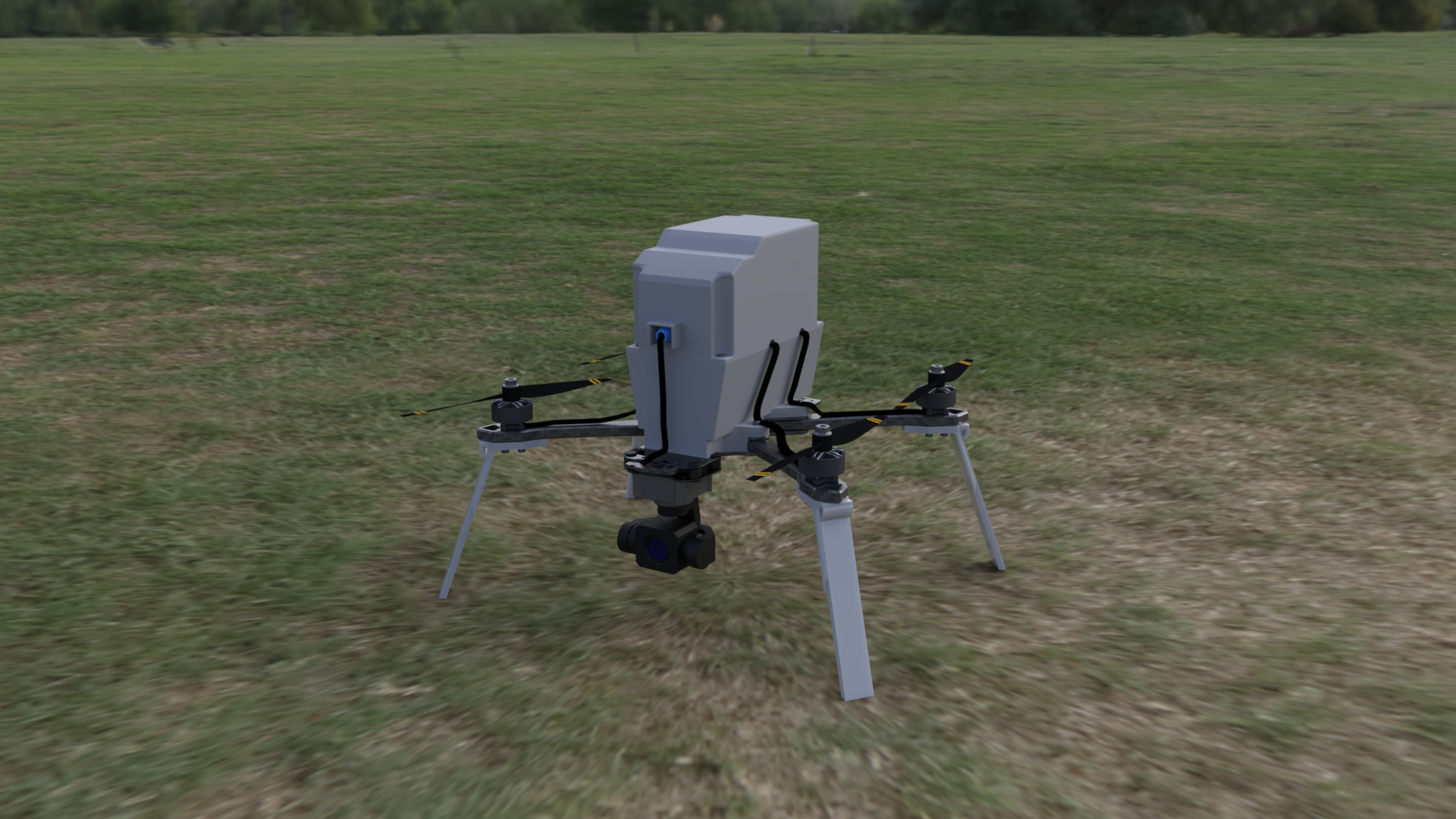 Model-A drone — built and tested in Woodstock, Georgia